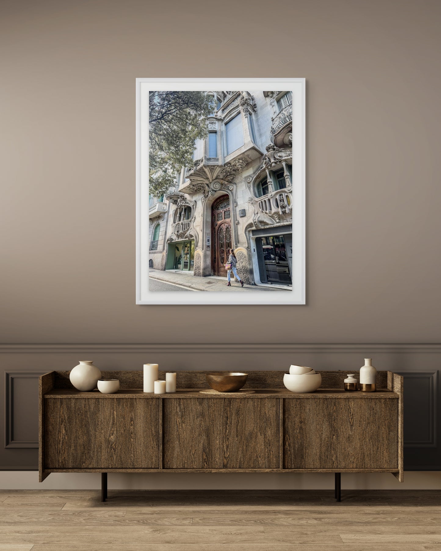 Fachada modernista de la Casa Comalat, Barcelona