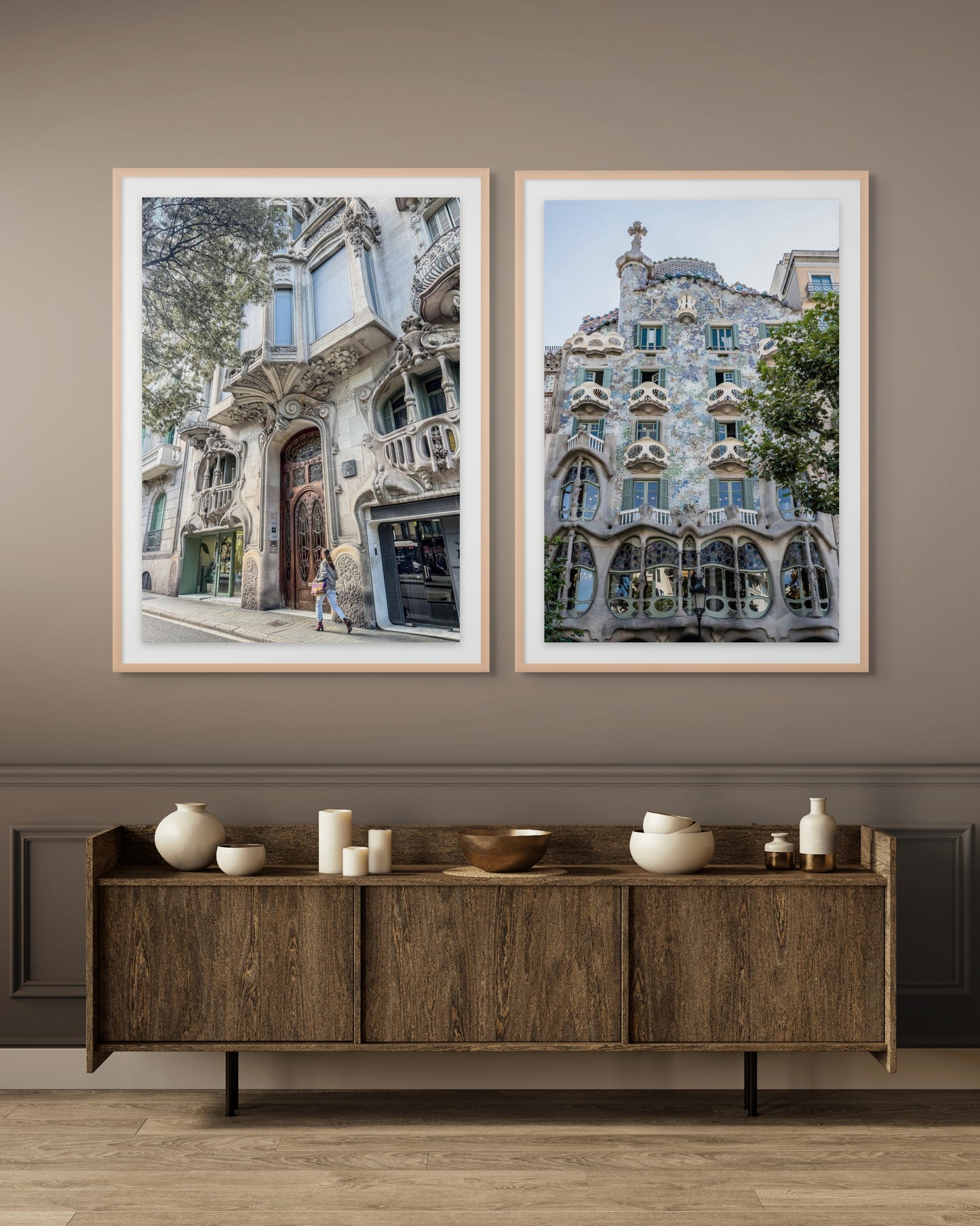 Fachada modernista de la Casa Comalat, Barcelona