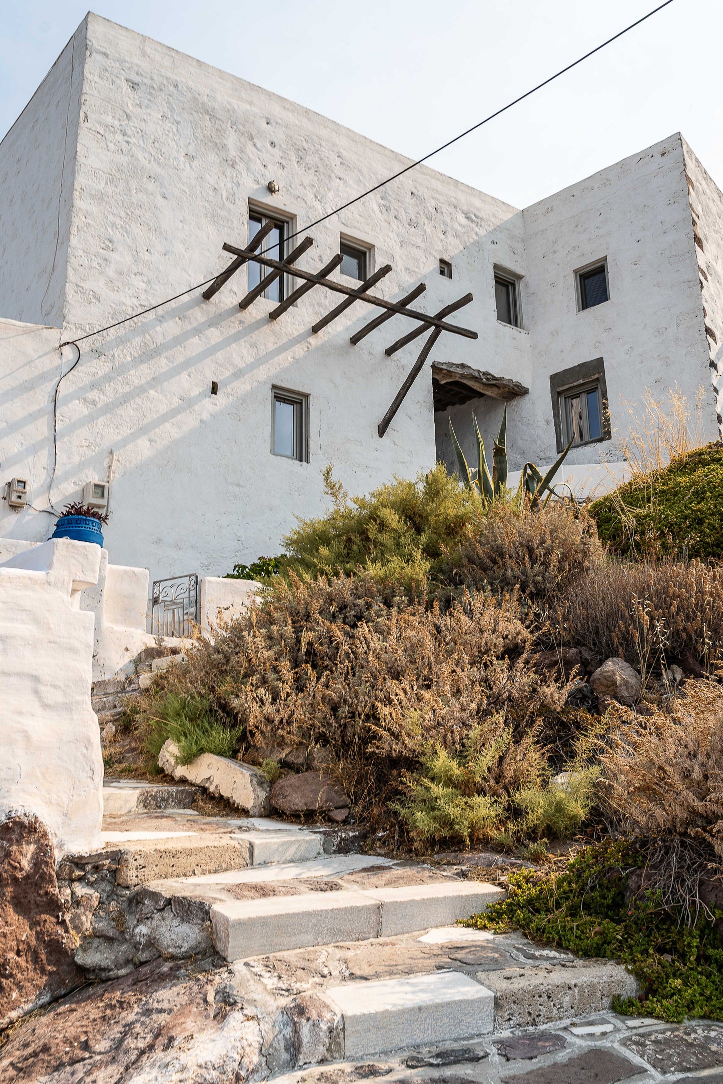 Escalera en Plaka Milos
