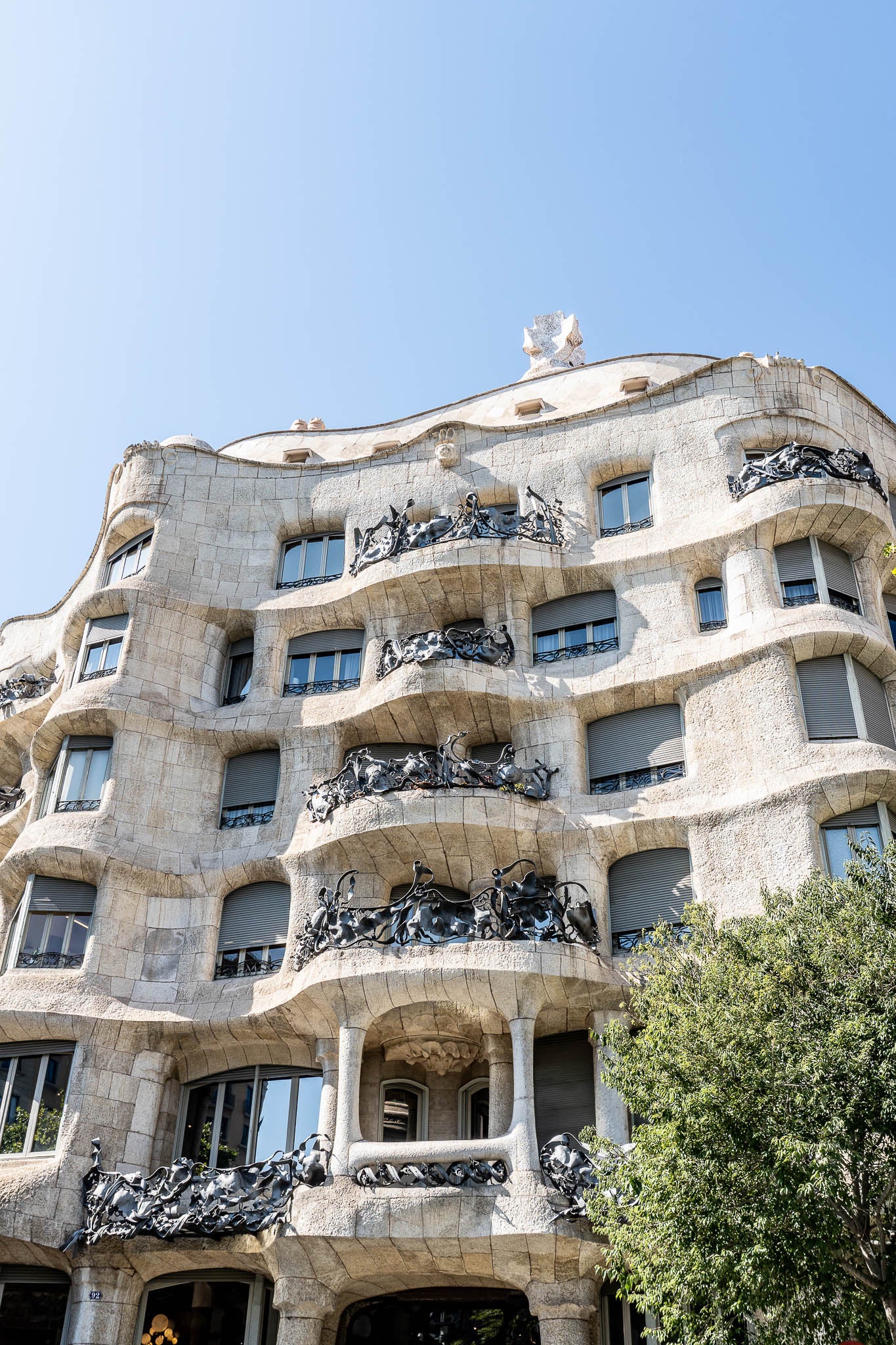 Fachada ondulante de La Pedrera, Barcelona