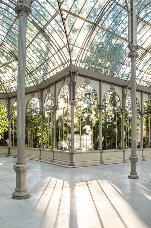 Atardecer en el Palacio de Cristal