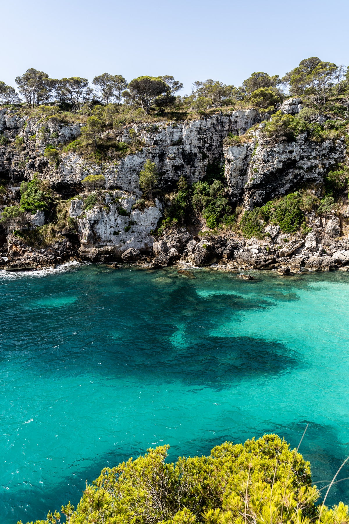 Acantilado en Menorca