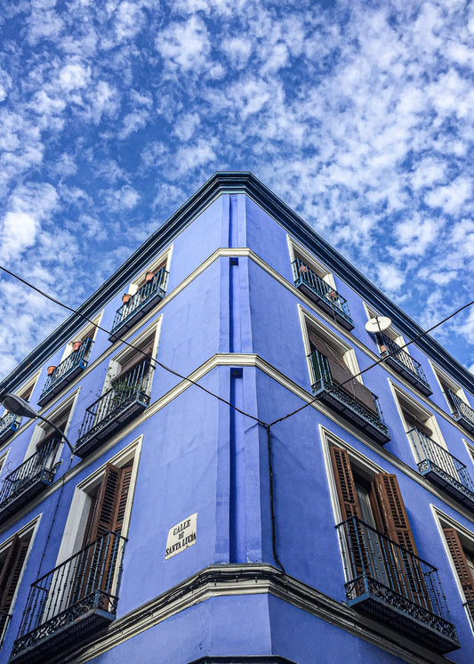 Edificio azul Malasaña, Madrid