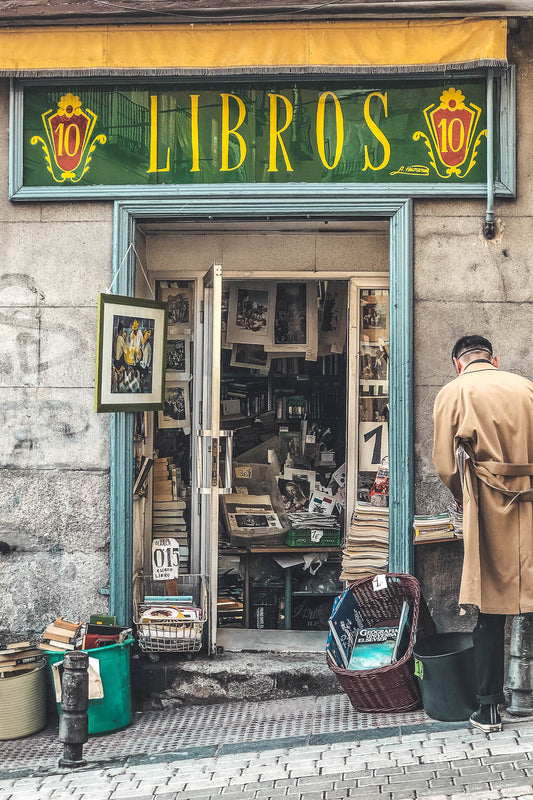 Libros en el Rastro de Madrid
