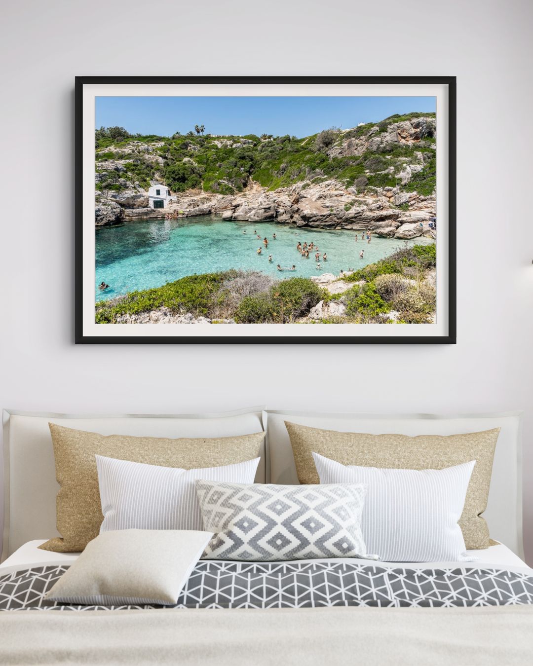 Baño en Cala Binidalí