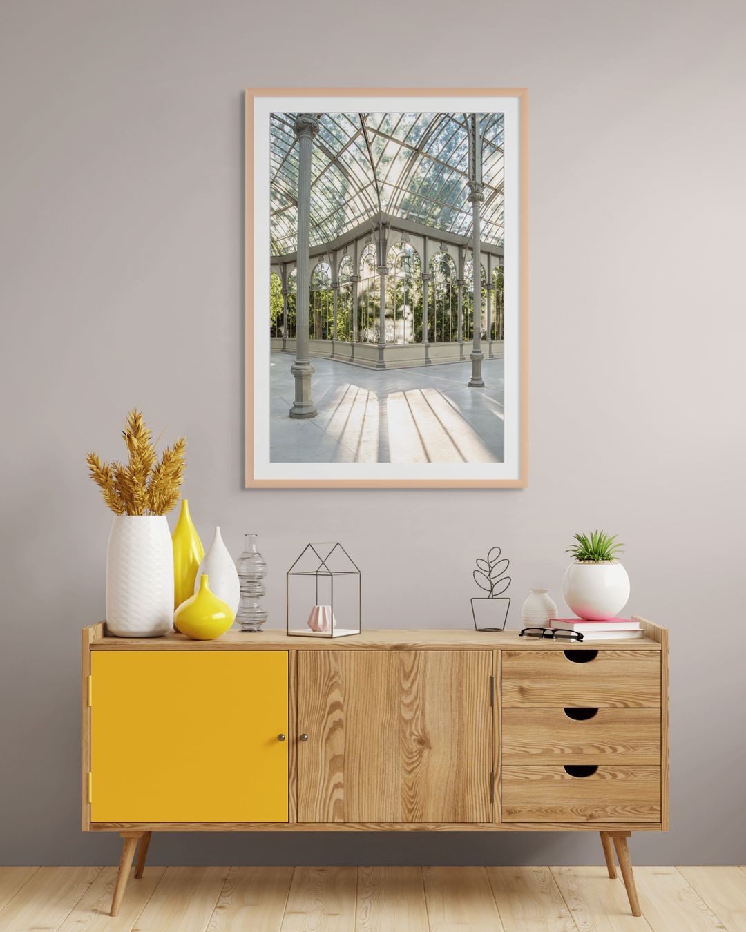 Atardecer en el Palacio de Cristal