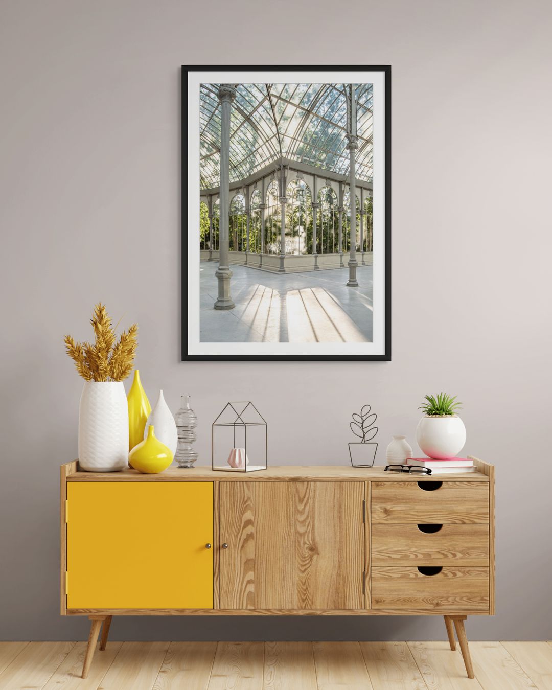 Atardecer en el Palacio de Cristal