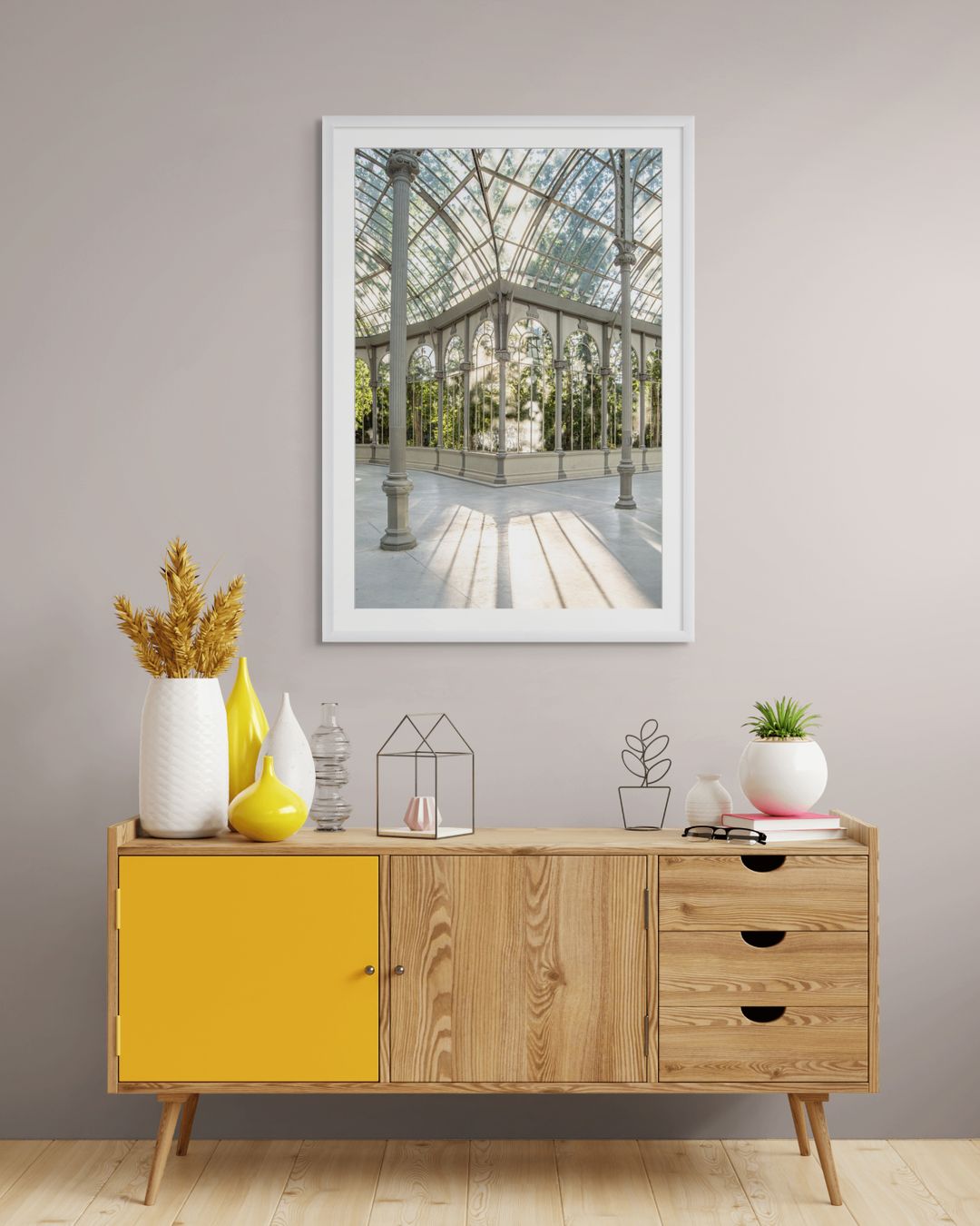 Atardecer en el Palacio de Cristal