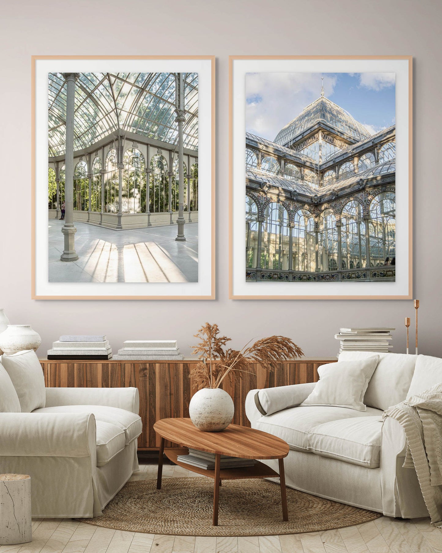 Atardecer en el Palacio de Cristal