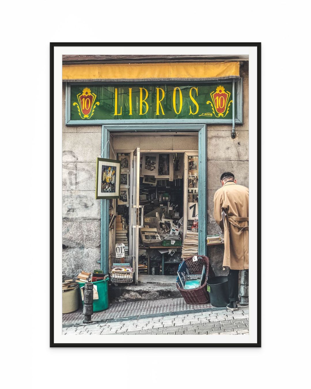 Libros en el Rastro de Madrid