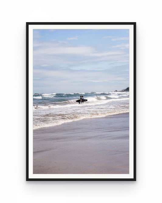 Surfistas en la Costa Vasca