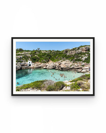 Baño en Cala Binidalí