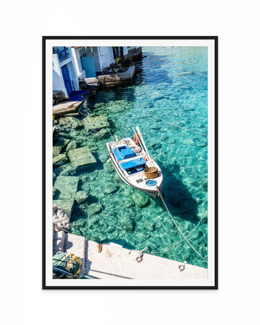 Barca flotando en Firopotamos