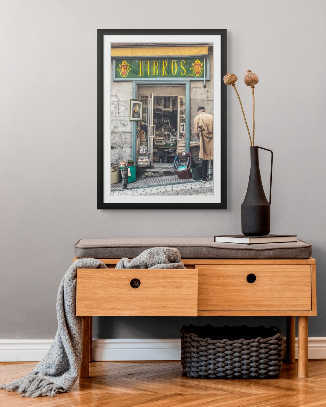 Libros en el Rastro de Madrid